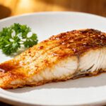 Air fryer miso cod with a caramelized miso glaze, flaky white fish, and rich umami flavor