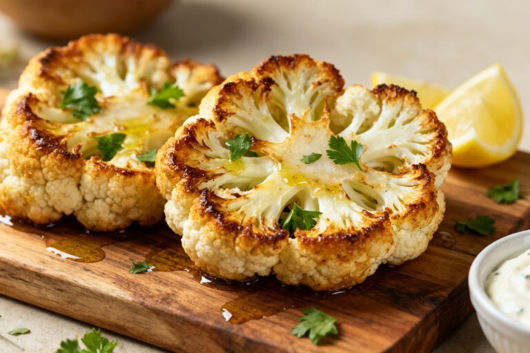 Air Fryer Cauliflower Steaks – Crispy, Tender, and Flavor-Packed