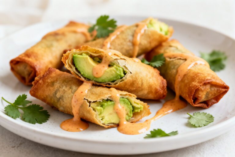 Air Fryer Avocado Egg Rolls – Crisp, Creamy, and Easy