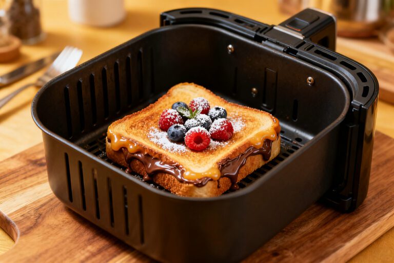 Nutella Toast Air Fryer – Fast, Gooey, and Perfectly Crispy
