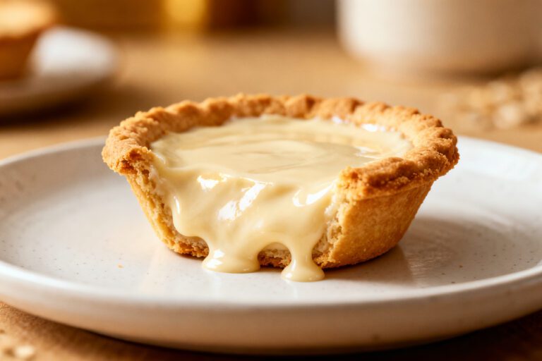 High protein oatmeal cream pie made in the air fryer with a golden oat based crust and creamy protein filling, served as a lighter dessert with a rich texture and classic bakery inspired flavor.