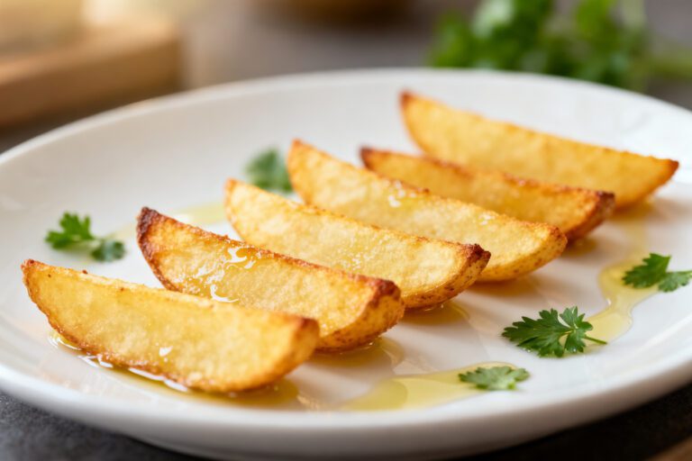 Air fryer hot dog chips with crispy thin hot dog slices, golden browned edges, and a crunchy texture, served as a fun high protein snack with dipping sauce.