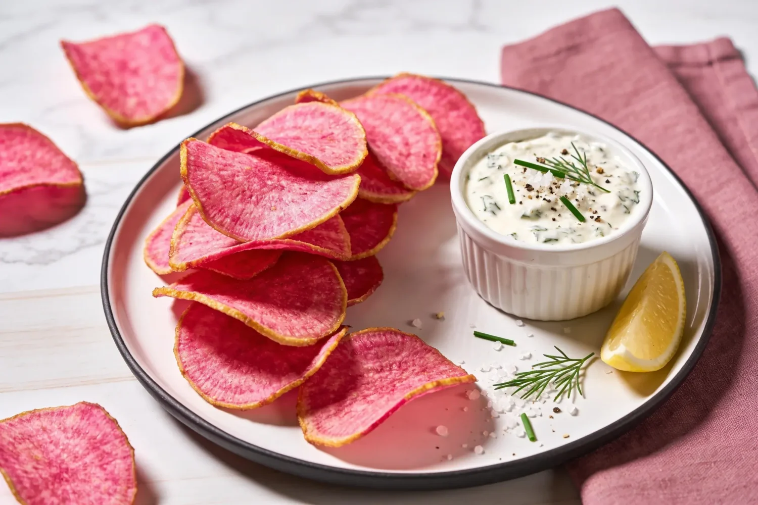 Air Fryer Radish Chips