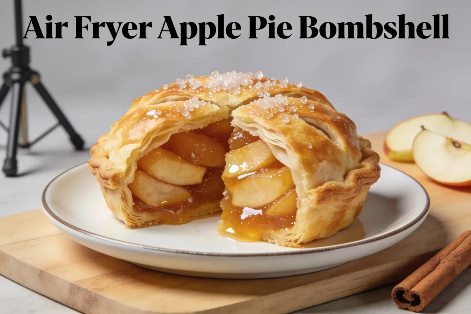 Air Fryer Apple Pie Bombshell